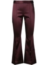 ROSETTA GETTY CROPPED FLARED TROUSERS