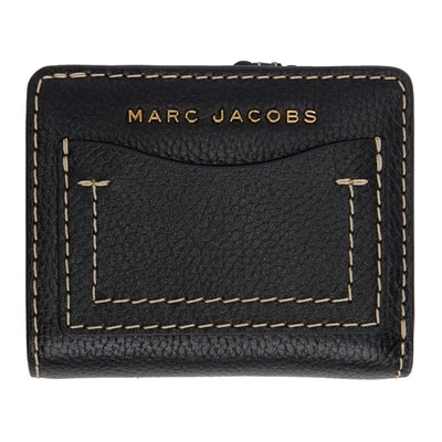 Marc Jacobs The Grind Mini Compact Wallet In Black