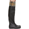 BURBERRY BURBERRY BLACK FREDDIE RAIN BOOTS