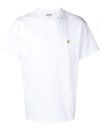Carhartt Bolton Button-down Collar Logo-embroidered Cotton Oxford Shirt In White