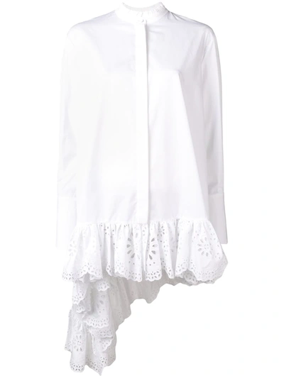 Alexander Mcqueen Lace-detailed Shirt - 白色 In White