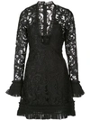 Alexis Nuray Lace Mini Dress In Black