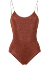 OSEREE OSEREE MAILLOT LUMIERE SWIMSUIT - BROWN
