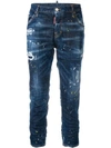 DSQUARED2 DSQUARED2 COOL GIRL CROPPED JEANS - 蓝色