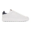 COACH COACH 1941 WHITE AND NAVY C101 LOW-TOP SNEAKERS