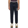 DOLCE & GABBANA DOLCE AND GABBANA BLUE CROWN LOUNGE PANTS