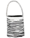 SENSI STUDIO Zebra Bucket Style Tote