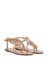 SOPHIA WEBSTER Bibi Butterfly Studded Leather Thong Sandals