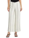 PROENZA SCHOULER Crepe Striped Flare-Leg Trousers