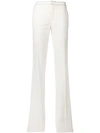 RED VALENTINO CONTRAST STITCH BOOTLEG TROUSERS
