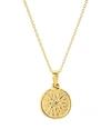 ARGENTO VIVO SUN COIN PENDANT NECKLACE IN 14K GOLD-PLATED STERLING SILVER, 16,812303G