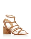 SCHUTZ Women's Rosalia Strappy Block-Heel Sandals,S2000102310009