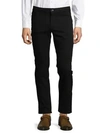 Michael Kors Parker Slim-fit Stretch-twill Pants In Black