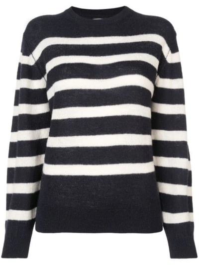 Khaite Striped Round Neck Jumper In Multi