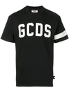 GCDS GCDS LOGO PRINT T-SHIRT - BLACK