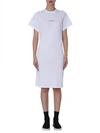 STELLA MCCARTNEY T-SHIRT DRESS WITH MICRO LOGO,10799632
