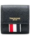 THOM BROWNE SMALL LOGO-STAMP COIN CASE