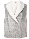 FABIANA FILIPPI SHEARLING WAISTCOAT