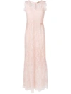 LIU •JO EMBELLISHED LACE GOWN