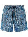 ETRO PAISLEY SWIM SHORTS