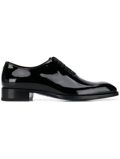 Tom Ford Edgar Evening Patent-leather Oxford Shoes In Black