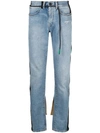 Off-white Regular Fit Jeans In Blue