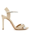 SCHUTZ RIBBED-STYLE STRAPPY SANDALS