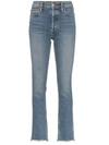 RE/DONE DOUBLE NEEDLE LONG STRAIGHT LEG JEANS