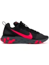 Nike Women's React Element 55 Casual Shoes, Black - Size 6.5 In Black
