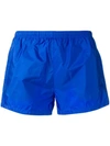 Prada Short Swim Shorts In Blue