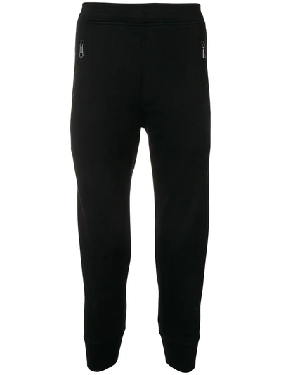 Neil Barrett Cropped Track Trousers - 黑色 In Black