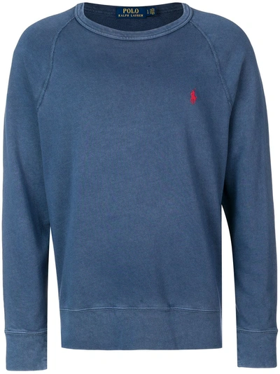 Polo Ralph Lauren Embroidered Logo Jumper - 蓝色 In Blue