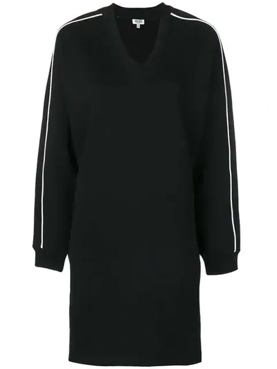 Kenzo Logo Sweater Dress - 黑色 In Black