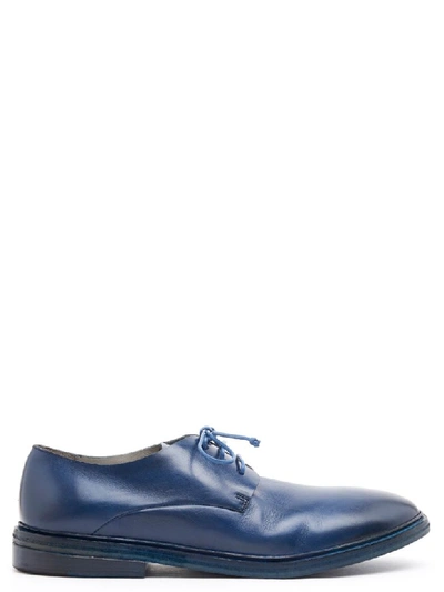 Marsèll Leather Derby Shoes In Blue