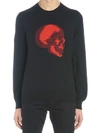 ALEXANDER MCQUEEN ALEXANDER MCQUEEN SKULL SWEATER,10799877