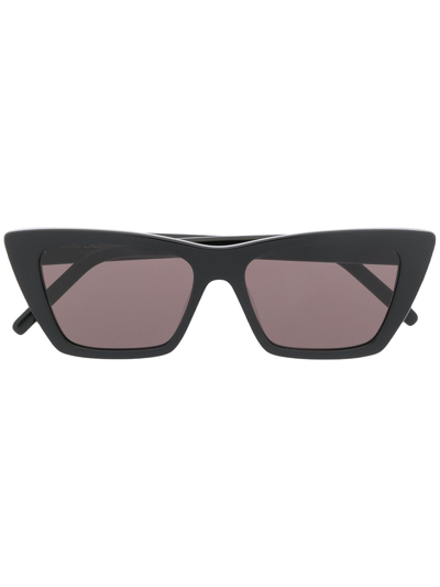 Saint Laurent Mica Sl 276 Sunglasses In Black