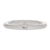 LE GRAMME LE GRAMME SILVER POLISHED LE 3 GRAMMES BANGLE RING