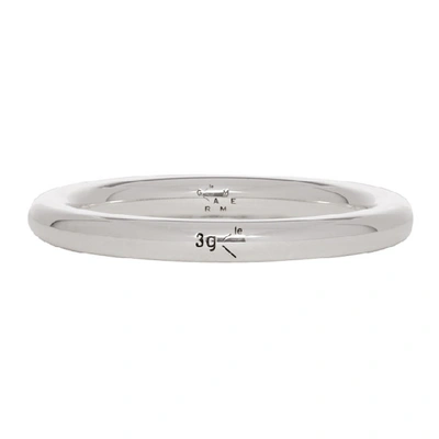 Le Gramme Le 3 Grammes Bangle Ring In Silver