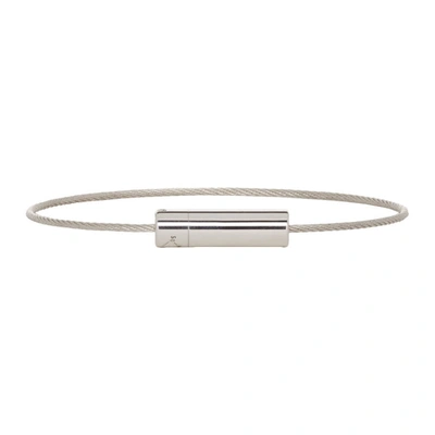 Le Gramme 'cable' Armband In Silver