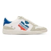 ISABEL MARANT ISABEL MARANT WHITE AND BLUE BULIAN SNEAKERS