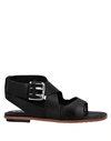 TOD'S TOD'S WOMAN THONG SANDAL BLACK SIZE 6 SOFT LEATHER,11647892PR 7