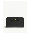 Ted Baker Bow Detail Leather Matinee Purse In Black