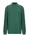 Lacoste Polo Shirts In Green
