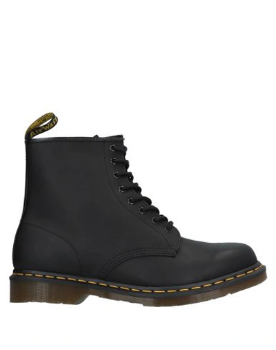 Dr. Martens' Dr. Martens Man Ankle Boots Black Size 4 Leather
