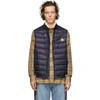 MONCLER NAVY DOWN ARV waistcoat