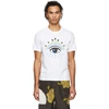 KENZO KENZO WHITE EYE LOGO T-SHIRT