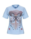 Chloé Pictoral Print T In Sky Blue