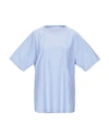 CLOSED CLOSED WOMAN TOP SKY BLUE SIZE M COTTON,38807102JH 4