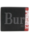 BURBERRY BURBERRY 对比LOGO对折钱包 - 红色