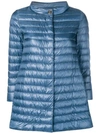 HERNO THREE-QUARTER SLEEVE JACKET - 蓝色